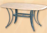Alu Gartentisch mit Kunststoff Platte