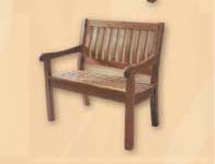 Teak Holz Gartenbank