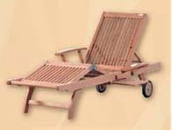 Teak Holz Sonnenliege