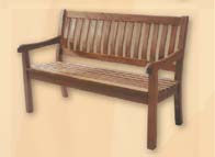 Teak Holz Gartenbank